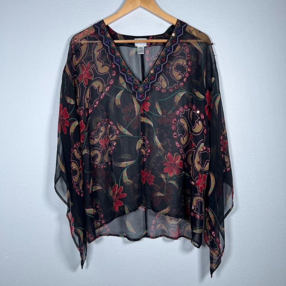 Chico's Women's Multi Blouse